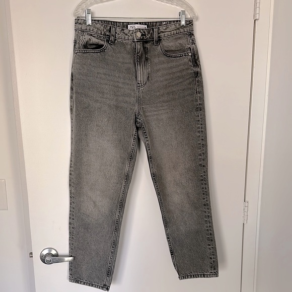 Zara Denim - Zara High-Waisted Baggy Jeans, sz. 8